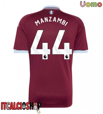 Aston Villa Johan Manzambi #44 Prima Maglia 2026-27 Manica Corta